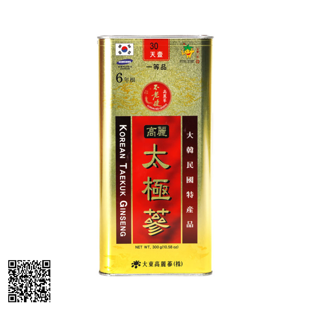 Thiên Sâm Thái Cực Củ Khô Daedong Korean Taekuk Ginseng Từ Hàn Quốc 300g