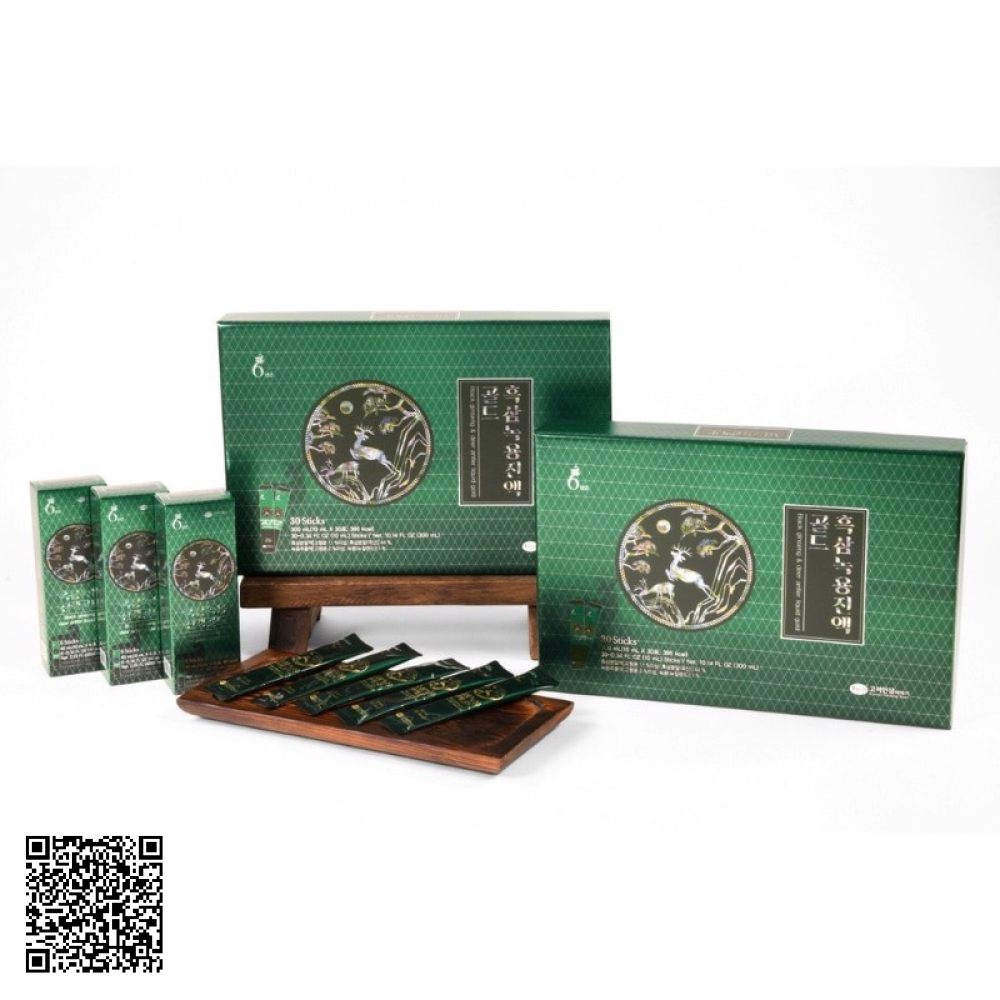 Nước Hắc Sâm Nhung Hươu KGS Black Ginseng & Deer Antler Liquid Gold Từ Hàn Quốc