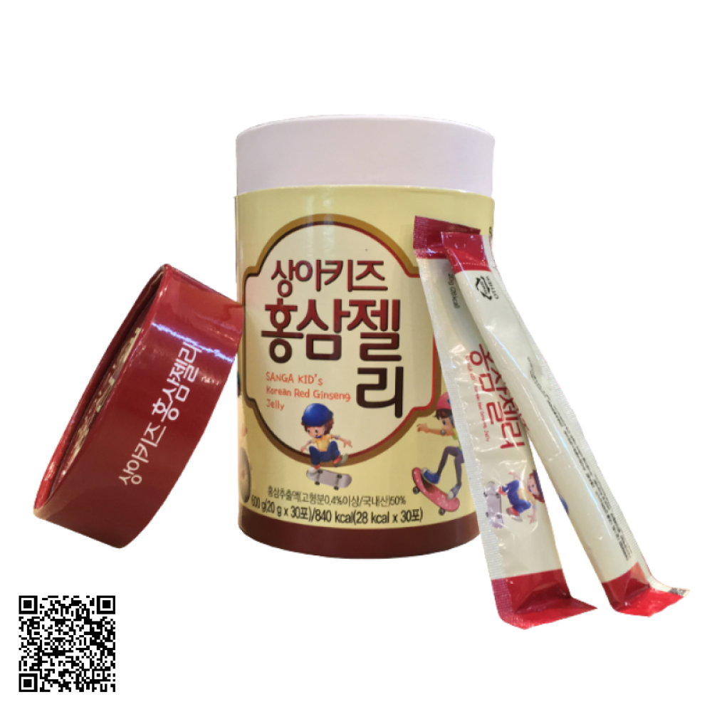 Thạch Hồng Sâm Baby SangA Kid’s Korean Red Ginseng Jelly Từ Hàn Quốc