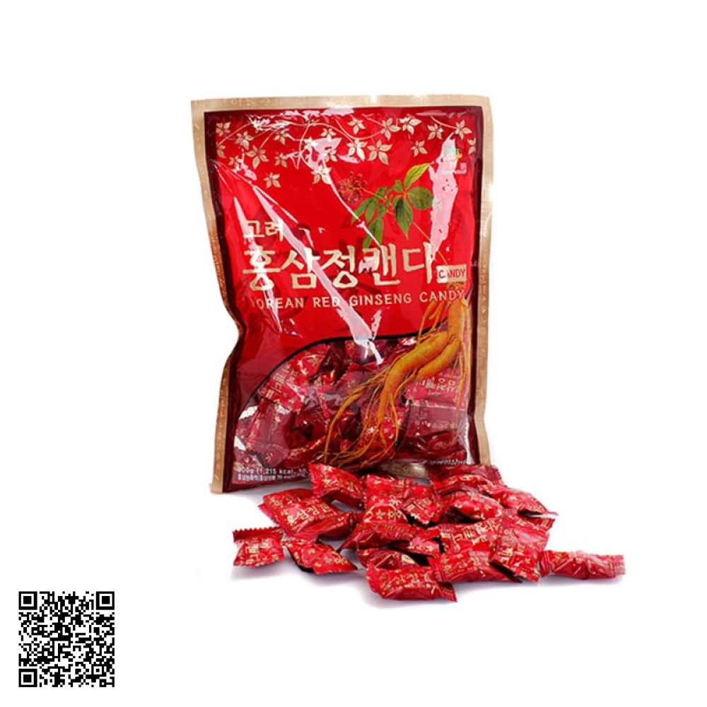 Kẹo Hồng Sâm KGS Korean Red Ginseng Candy Từ Hàn Quốc 300g