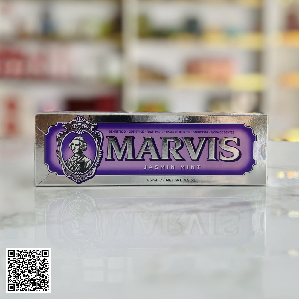 Kem Đánh Răng Marvis Jasmin Mint Toothpaste Màu Tím Chiết Xuất Hoa Nhài 85ml
