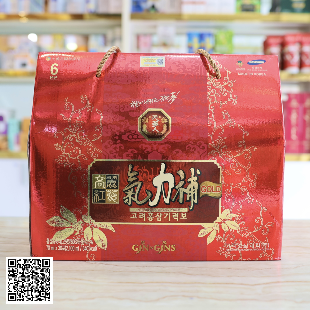 Nước Hồng Sâm Bio Apgold Korean Red Ginseng Giryeokbo Từ Hàn Quốc 30 Gói