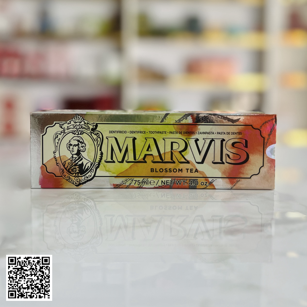 Kem Đánh Răng Marvis Blossom Tea Hương Trà Đen Và Hoa 75ml
