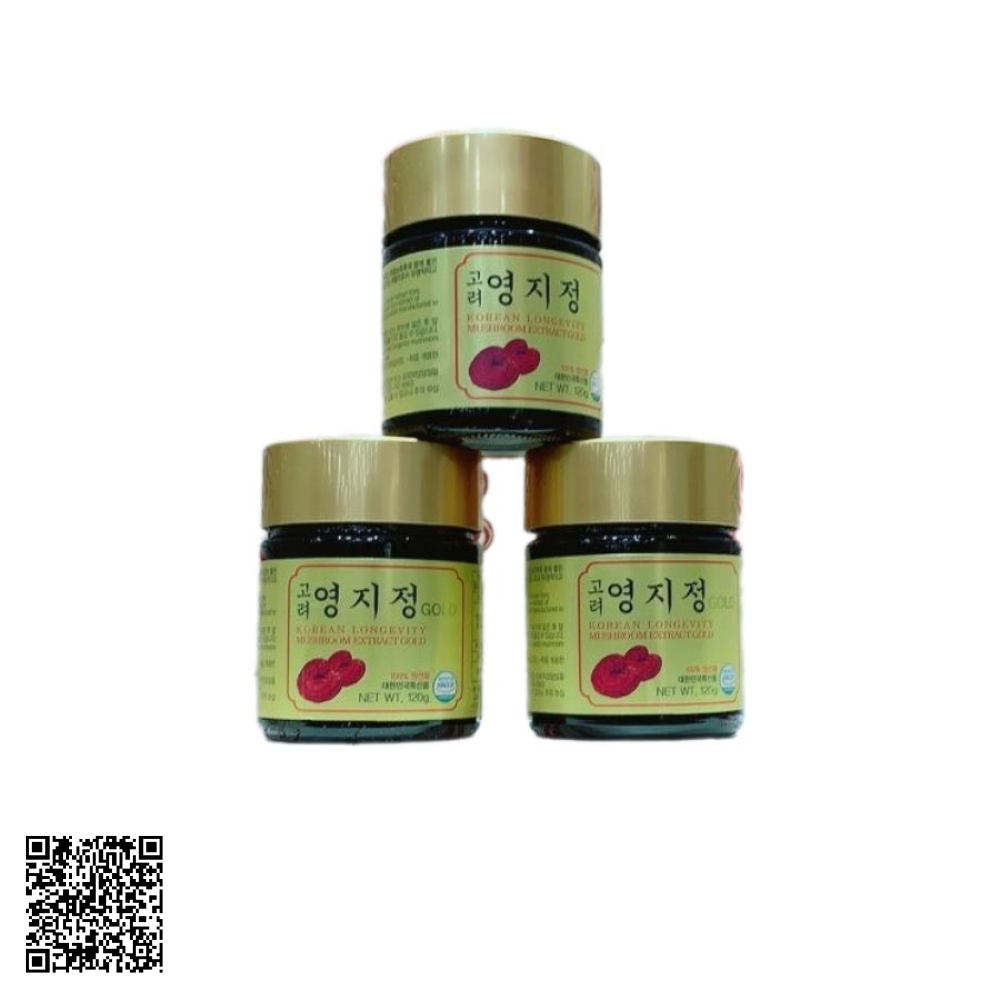 Cao Linh Chi Sao Vàng SamSung Korean Longevity Mushroom Extract Gold Từ Hàn Quốc 3 Lọ