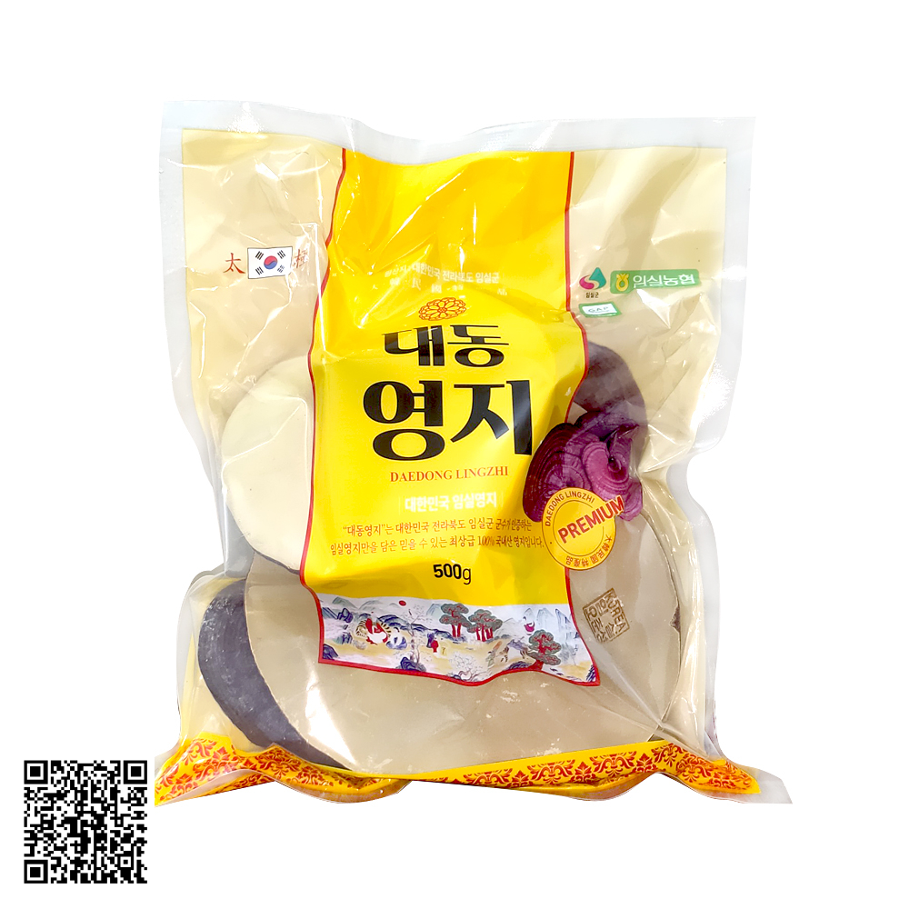 Nấm Linh Chi Đỏ Daedong Lingzhi Mushroom Premium Từ Hàn Quốc 500g