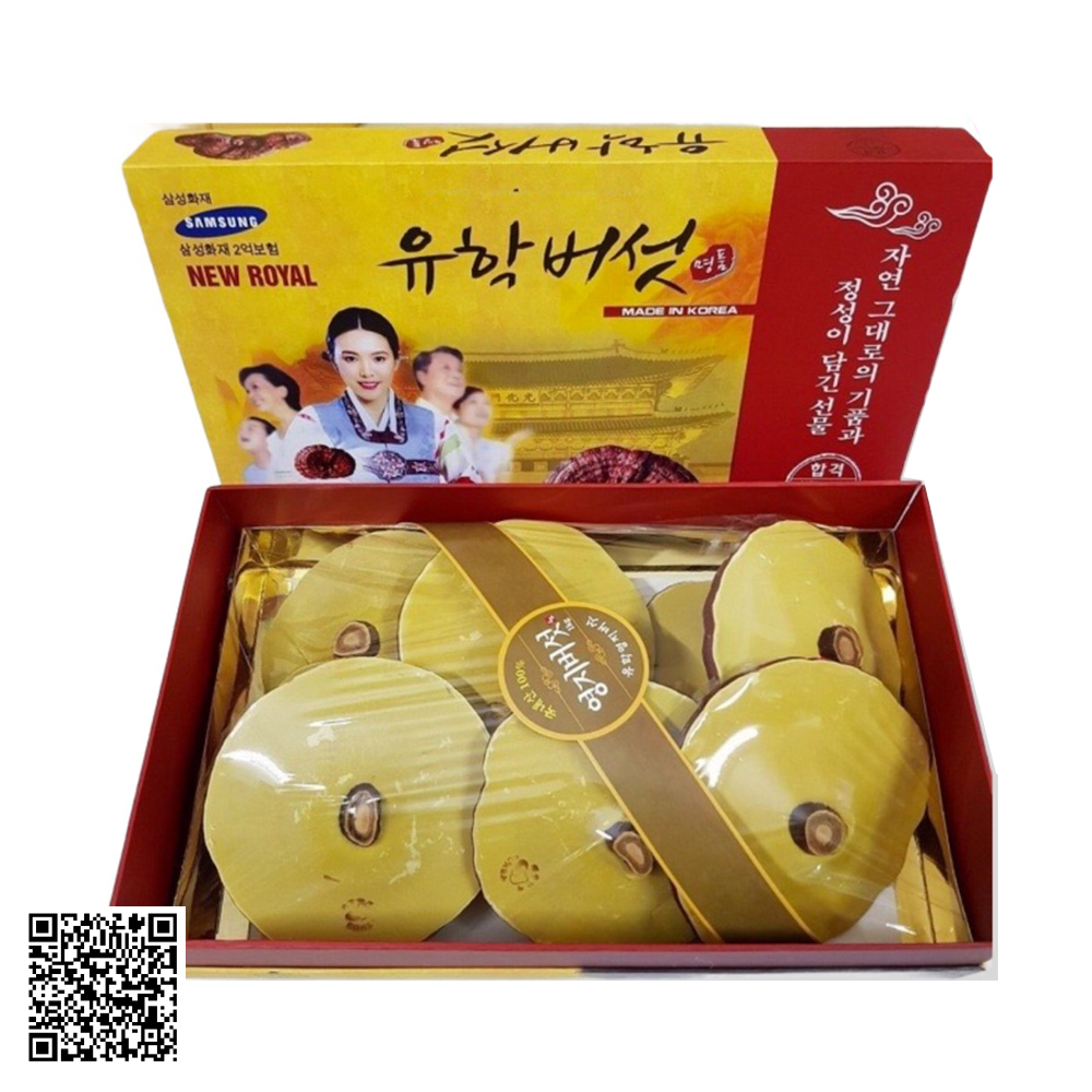 Nấm Linh Chi Vàng Thơm New Royal Cao Cấp Từ Hàn Quốc 1kg