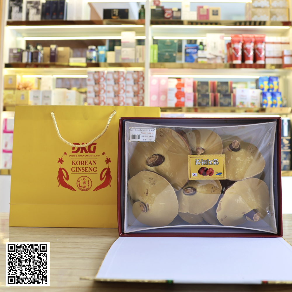 Nấm Linh Chi Vàng Thơm Thiên Nhiên Hàn Quốc Thượng Hạng Từ Hàn Quốc 1kg