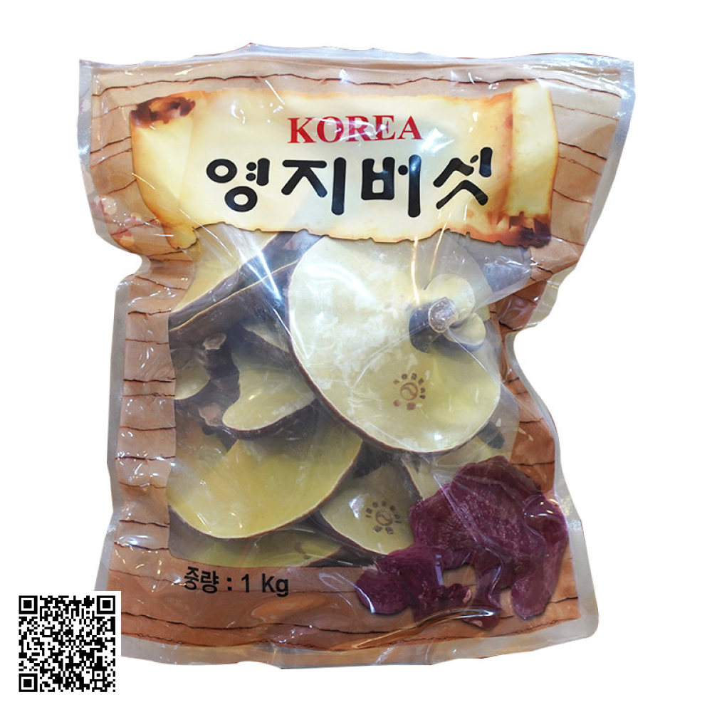 Nấm Linh Chi Vàng Nuôi Trồng Tai Mỏng Từ Hàn Quốc 1kg
