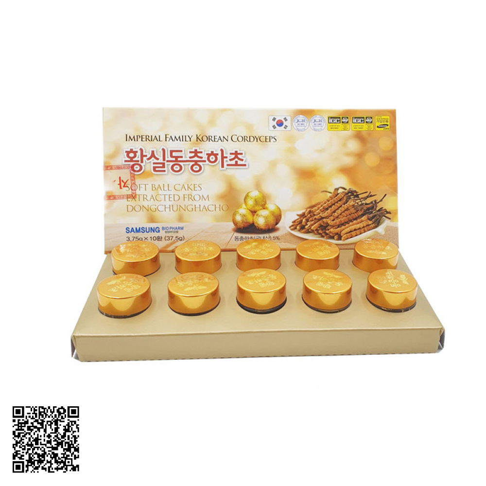 Viên Hoàn Đông Trùng Hạ Thảo SMS Bio Pharm Imperial Family Korean Cordycepts Từ Hàn Quốc 10 Viên