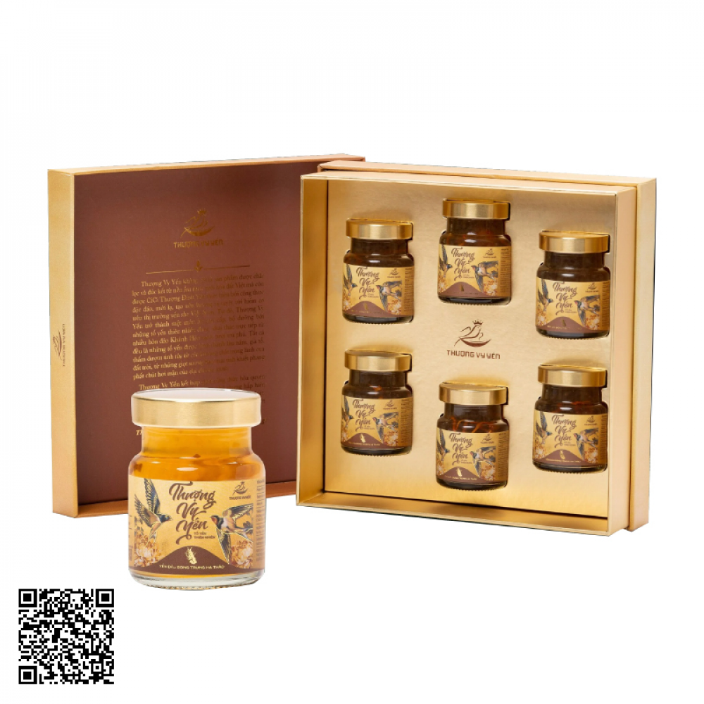 Yến Sào Thượng Vy Yến Đảo Đông Trùng Hạ Thảo Set 6 Hũ