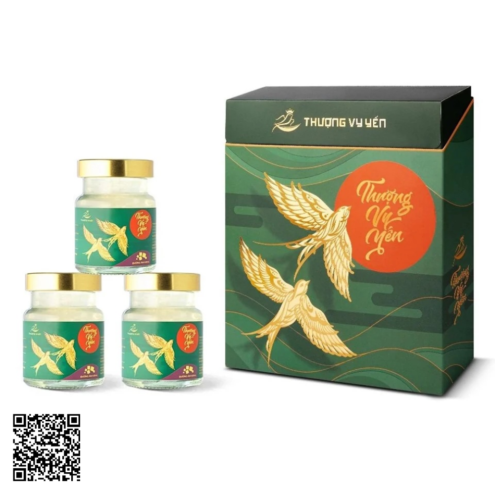 Yến Sào Thượng Vy Yến Biển Đường Ăn Kiên Set 6 Hũ