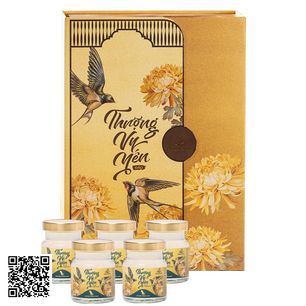 Yến Sào Thượng Vy Yến Đảo Nhân Sâm Set 12 Hũ