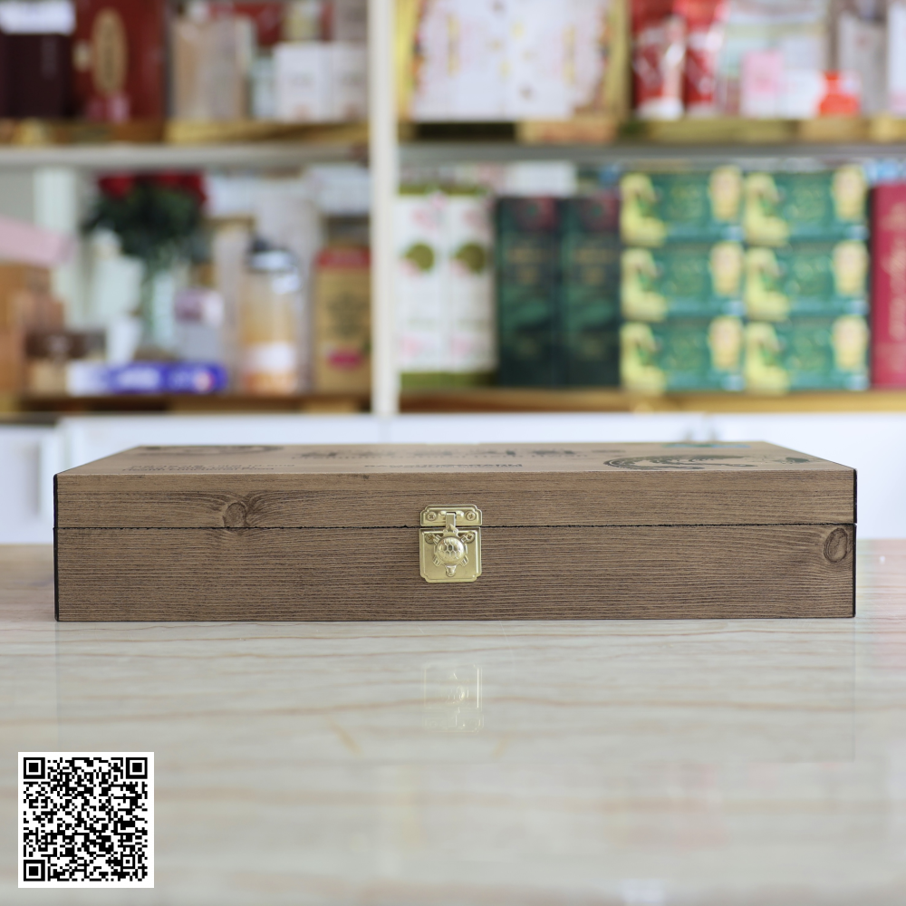 An Cung Ngưu Hoàng Hoàn Samsung Gum Jee Hwan Premium Natural Herb Hwan Hộp Gỗ Từ Hàn Quốc 60 Viên