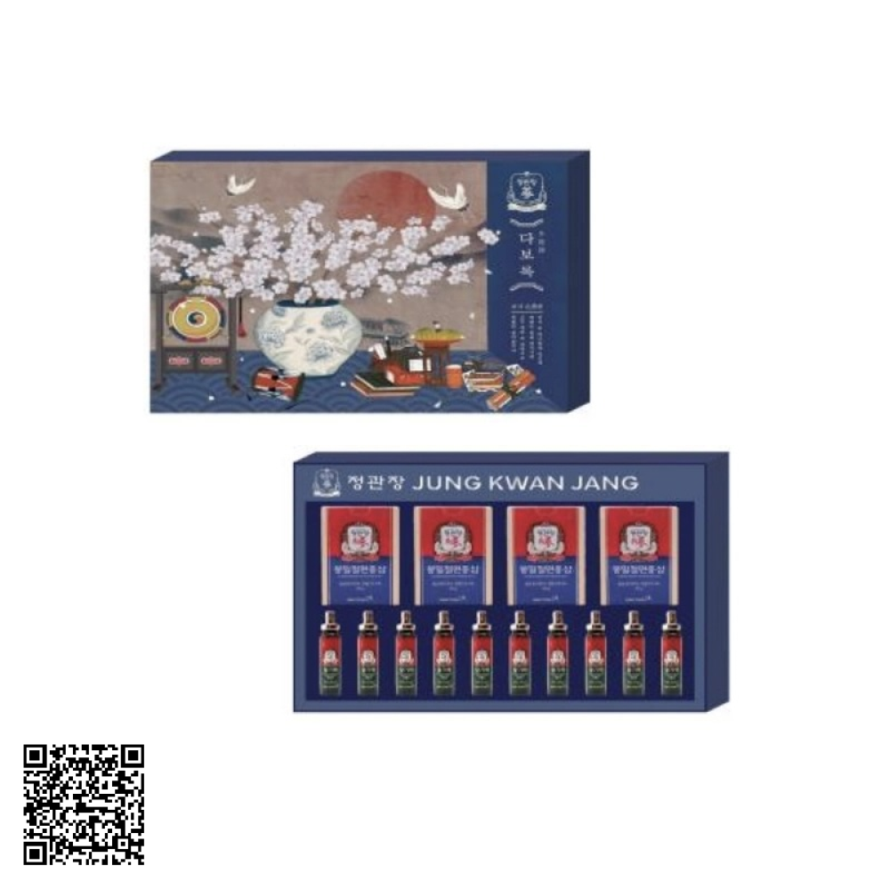 Hộp Quà Tết Hồng Sâm Cao Cấp KGC Xuân Phong Đắc Ý Từ Hàn Quốc