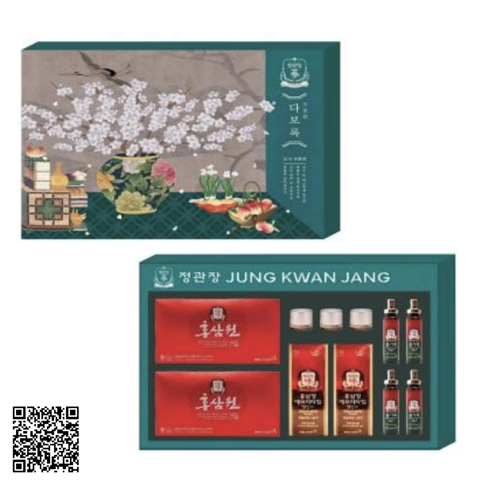 Hộp Quà Tết Hồng Sâm Cao Cấp KGC Thịnh Vượng Hạnh Phúc Từ Hàn Quốc