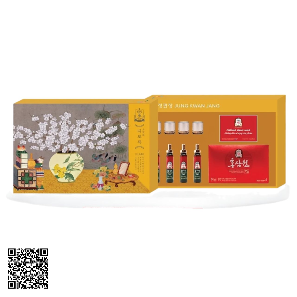 Hộp Quà Tết Hồng Sâm Cao Cấp KGC Ngũ Phúc Lâm Môn Từ Hàn Quốc