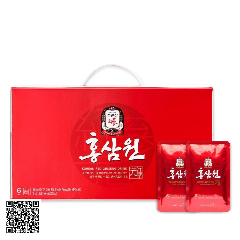 Nước Hồng Sâm Won KGC Jung Kwan Jang Từ Hàn Quốc 15 Gói