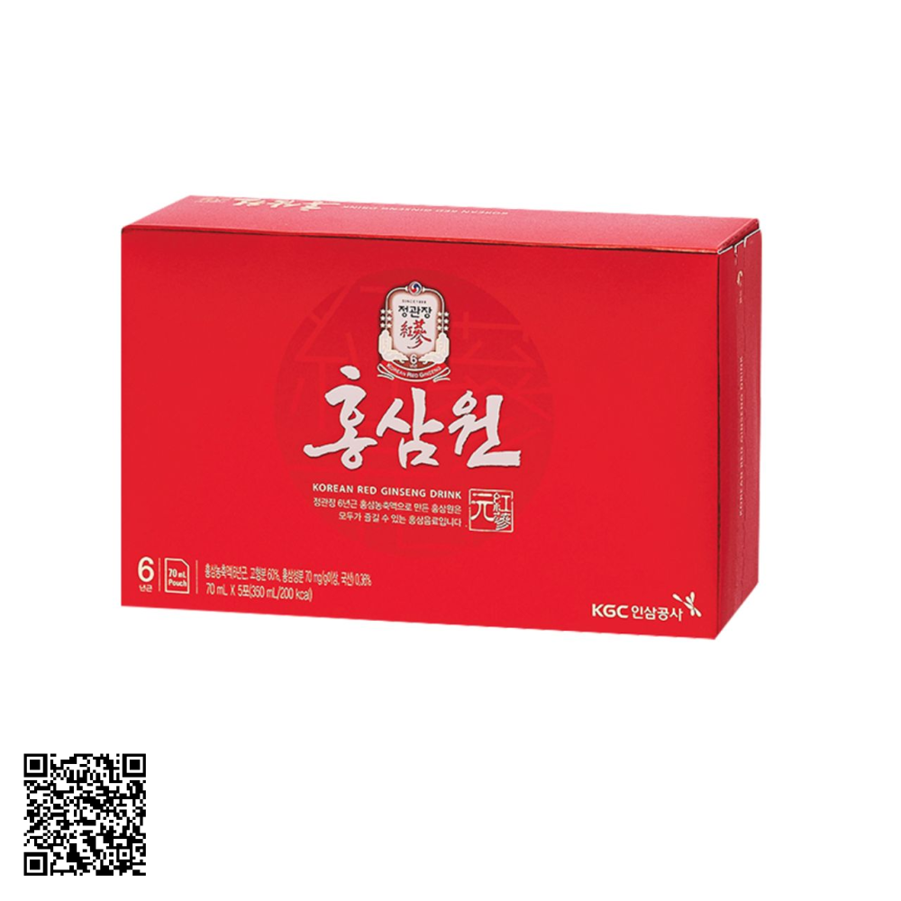 Nước Hồng Sâm Won KGC Jung Kwan Jang Từ Hàn Quốc 5 Gói