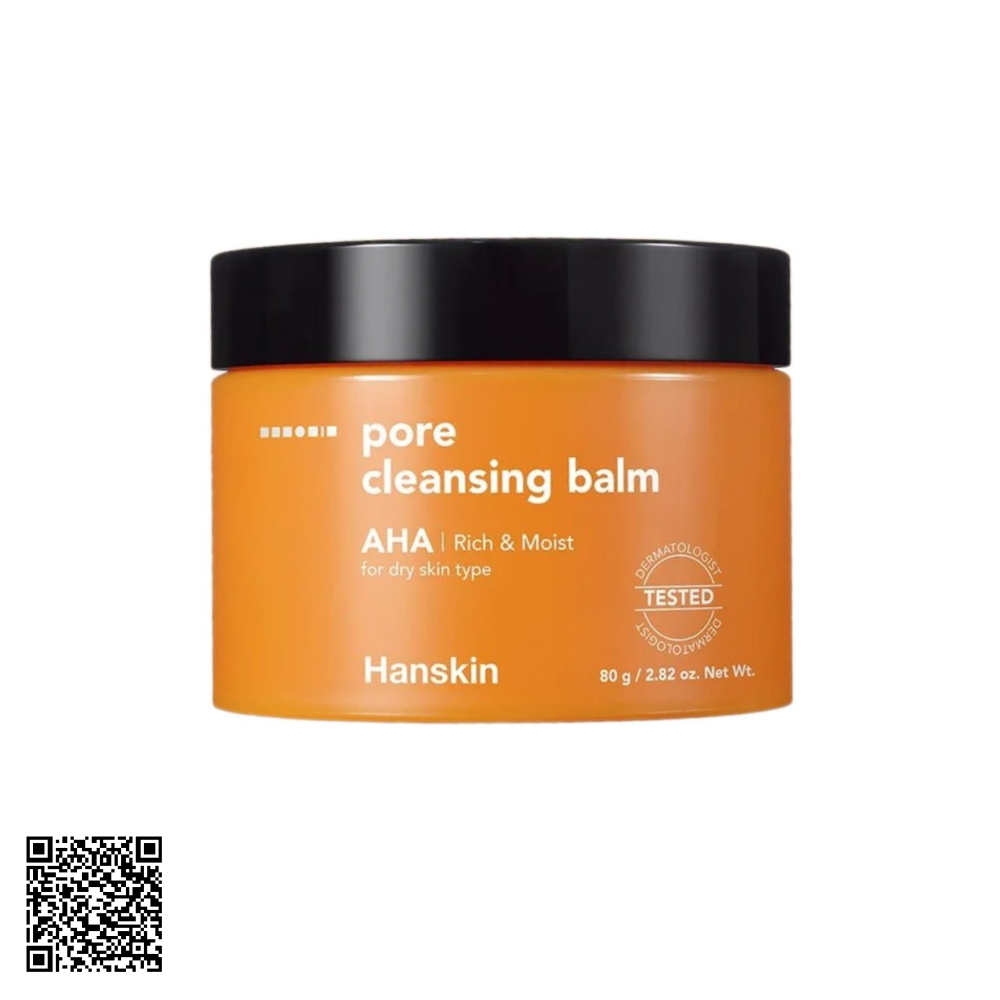 Sáp Tẩy Trang Hanskin Pore Cleansing Balm AHA Từ Hàn Quốc 80g