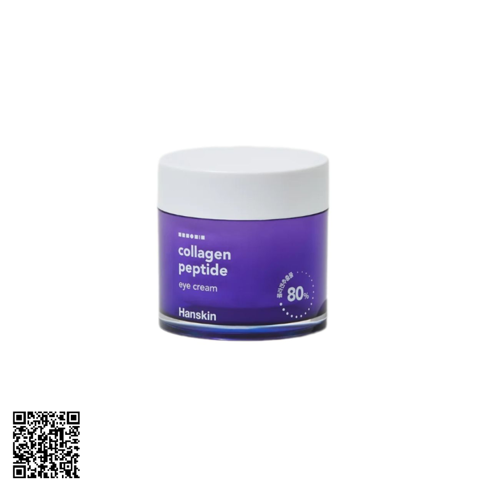Kem Dưỡng Mắt Hanskin Collagen Peptide Eye Cream Từ Hàn Quốc 80ml