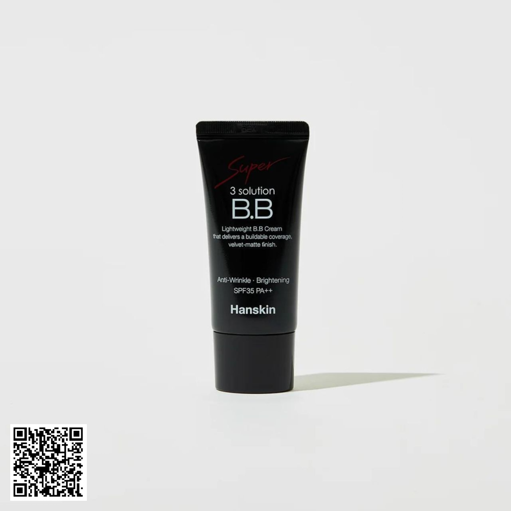 Kem Nền Hanskin Super 3 Solution BB Cream SPF35 PA++ Từ Hàn Quốc 30g