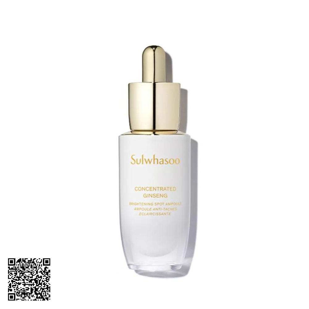  Tinh Chất Nhân Sâm Sáng Da, Mờ Đốm Nâu Sulwhasoo Concentrated Ginseng Brightening Spot Ampoule 20g