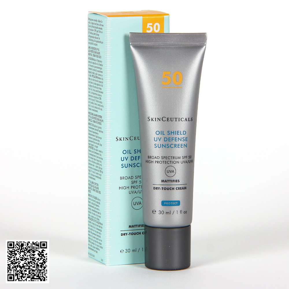 Kem Chống Nắng SkinCeuticals Oil Shield UV Defense Sunscreen SPF50 Từ Mỹ 30ml