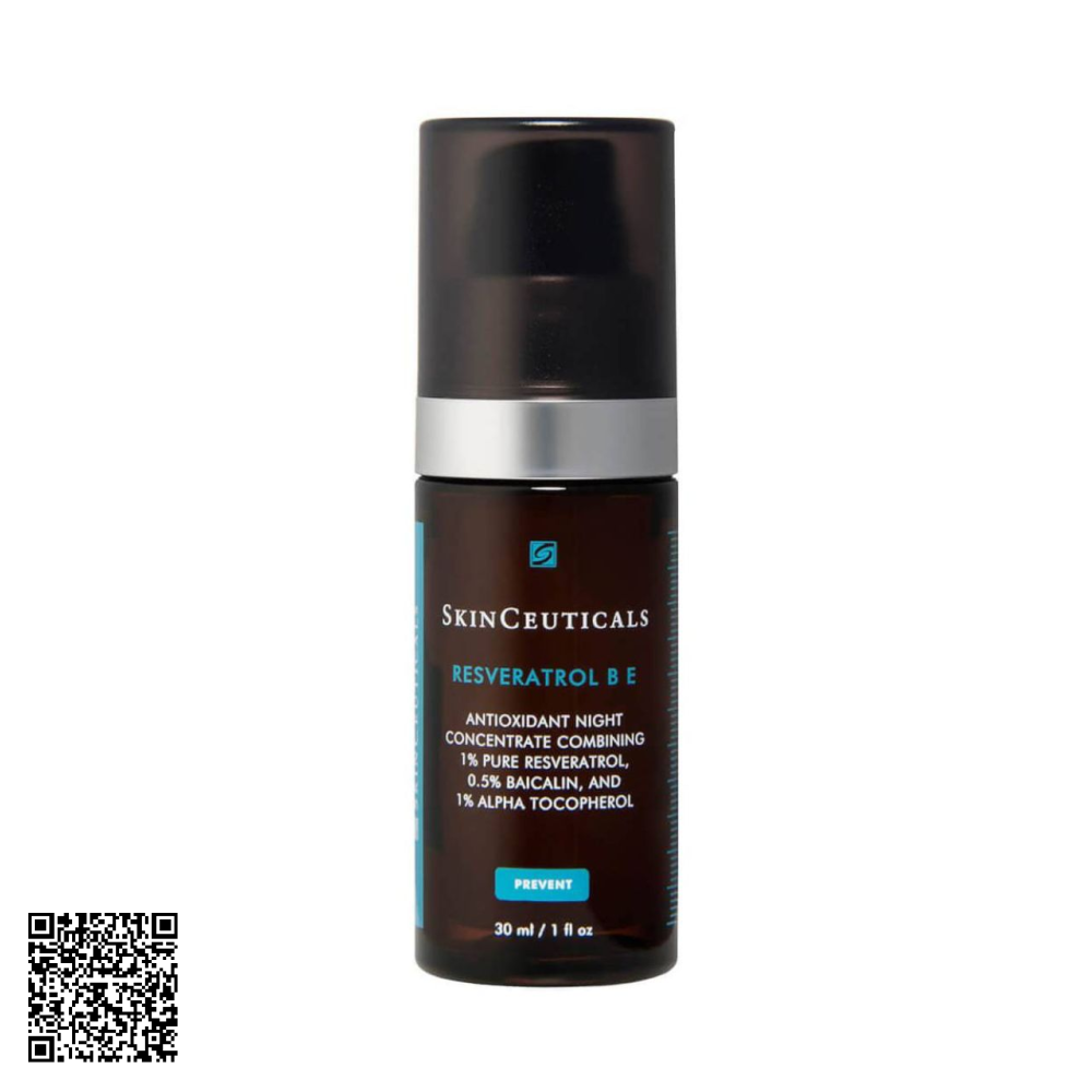 Tinh Chất Đêm Hỗ Trợ Ngừa Lão Hóa, Tái Tạo Và Phục Hồi Da SkinCeuticals Resveratrol B E Từ Mỹ 30ml
