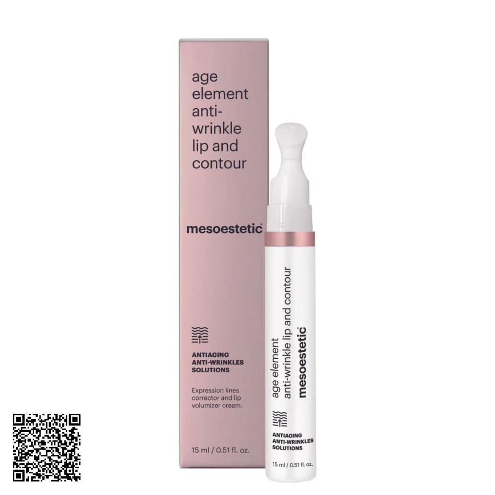 Son Dưỡng Làm Đầy Và Xoá Nhăn Môi Mesoestetic Age Element Anti-Wrinkle Lip and Contour Từ Mỹ 15ml