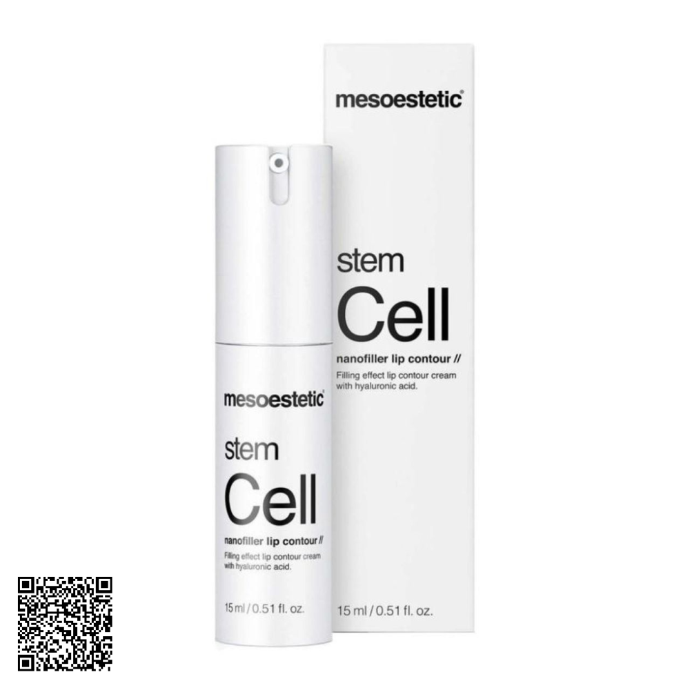Kem Mờ Thâm Môi Từ Tinh Chất Tế Bào Mesoestetic Stem Cell NanoFiller Lip Contour Từ Tây Ban Nha 15ml