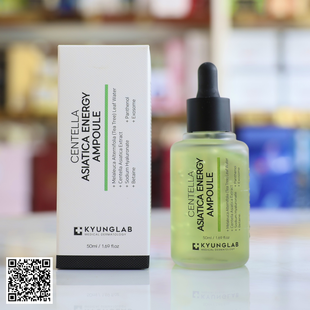 Serum Giảm Mụn Kyung Lab Centella Asiatica Energy Ampoule Từ Hàn Quốc 50ml