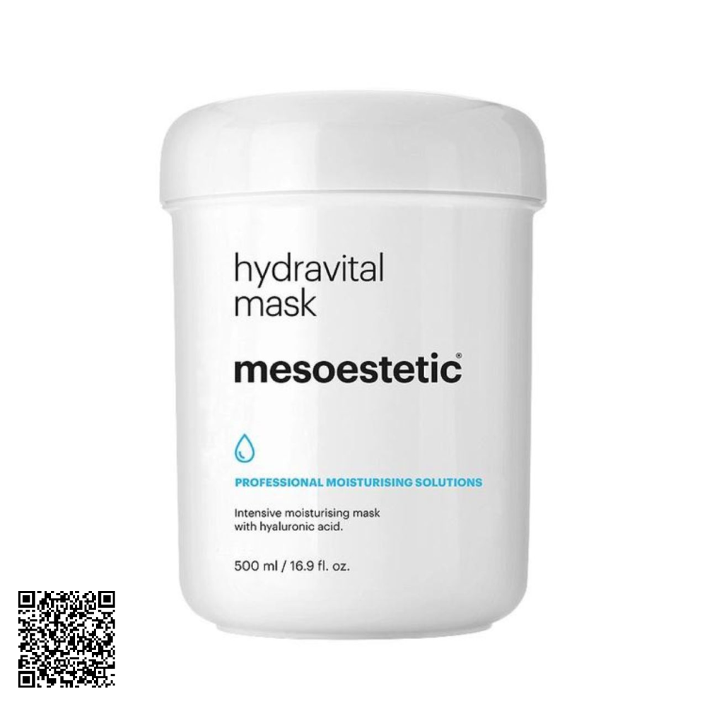 Mặt Nạ Dưỡng Ẩm Phục Hồi Da Mesoestetic Moisturizing Solutions Hydra Vital Mask Từ Tây Ban Nha 500ml