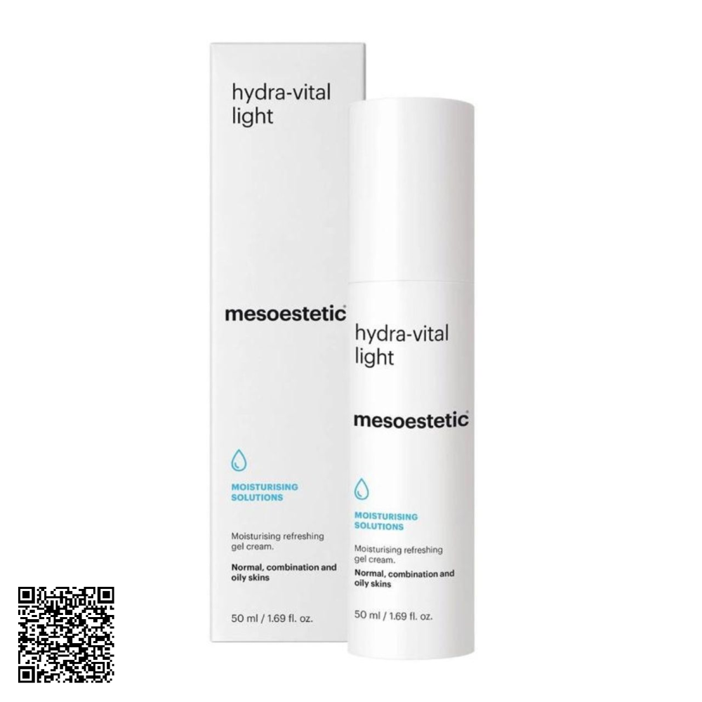 Kem Dưỡng Ẩm Mesoestetic Moisturizing Solutions Hydra-Vital Light Từ Tây Ban Nha 50ml