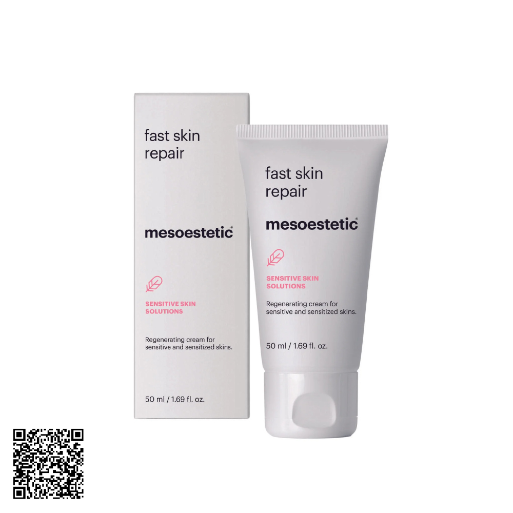 Kem Dưỡng Làm Dịu Da Mesoestetic Sensitive Skin Solutions Fast Skin Repair Từ Tây Ban Nha 50ml