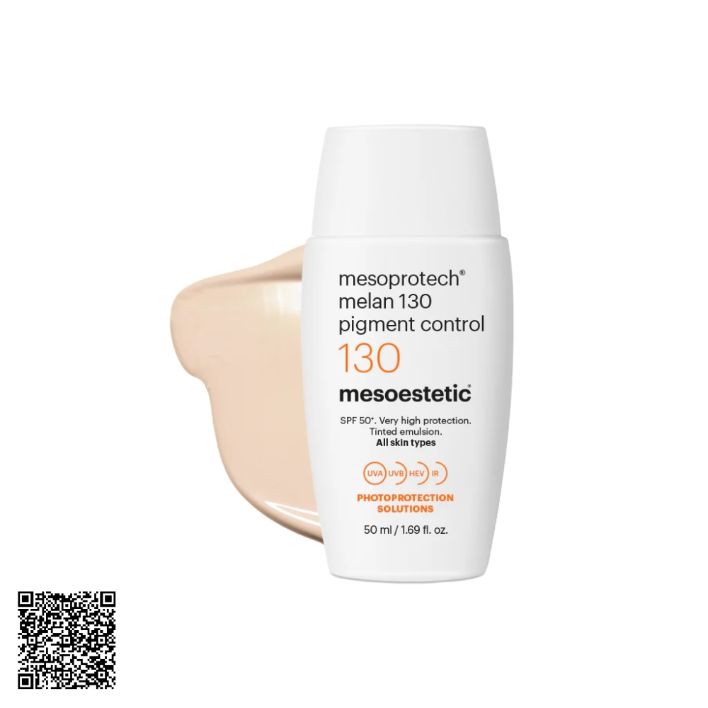 Kem Chống Nắng Ngừa Nám Mesoestetic Mesoprotech Melan 130 Pigment Control Photoprotection Solution Từ Tây Ban Nha 50ml