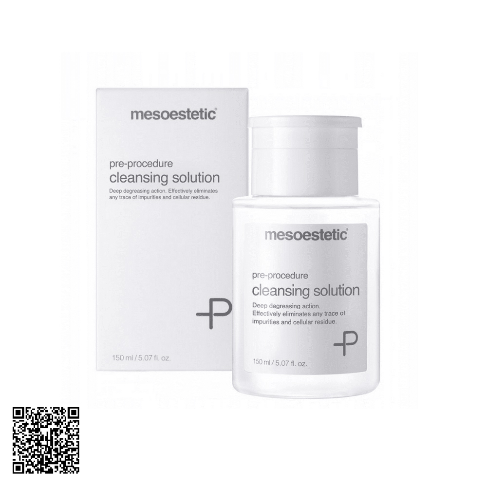 Dung Dịch Bong Tróc Tế Bào Da Mesoestetic Pre-Procedure Cleansing Solution Từ Tây Ban Nha 150ml