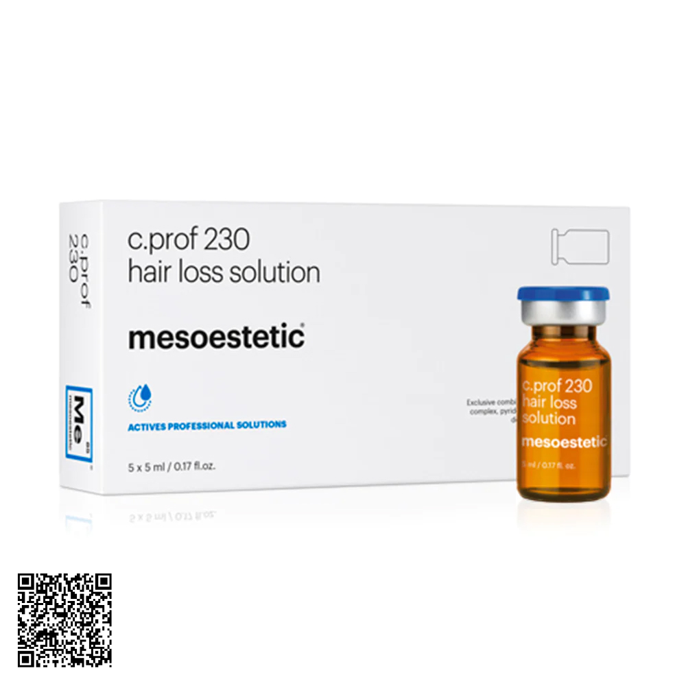 Dung Dịch Phục Hồi Tóc Hư Tổn Mesoestetic C.Prof 230 Hair Loss Solution Từ Tây Ban Nha 5 Lọ