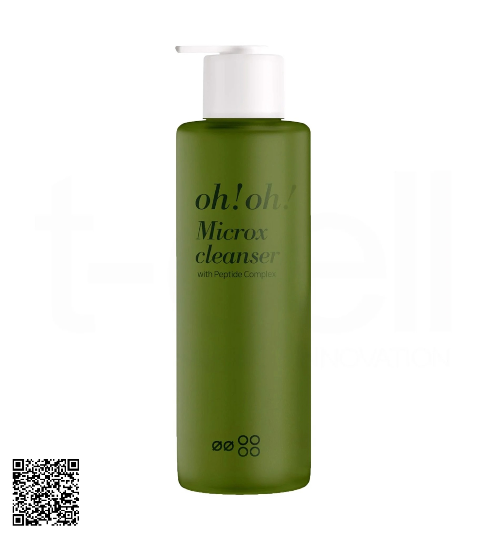 Sữa Rửa Mặt Detox Làm Sạch Sâu Cho Mọi Loại Da Oh!Oh! Microx Cleanser With Peptide Complex 150g