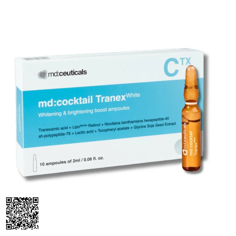 Tinh Chất Trắng Sáng Da MD:Ceuticals MD Cocktail Tranex White Từ Anh Quốc 10 Lọ