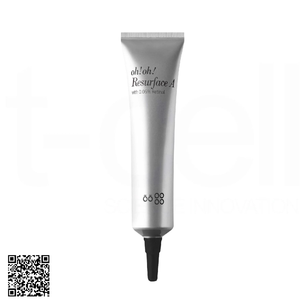 Tinh Chất Trẻ Hóa, Làm Sáng Da oh!oh! Resurface A With 0.06% Retinal 20ml
