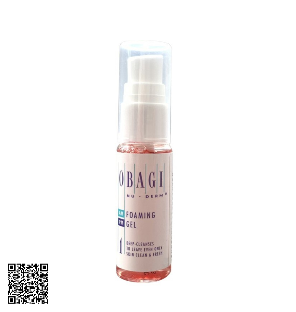 Sữa Rửa Mặt Obagi Nu-derm Foaming Gel Từ Mỹ 20ml