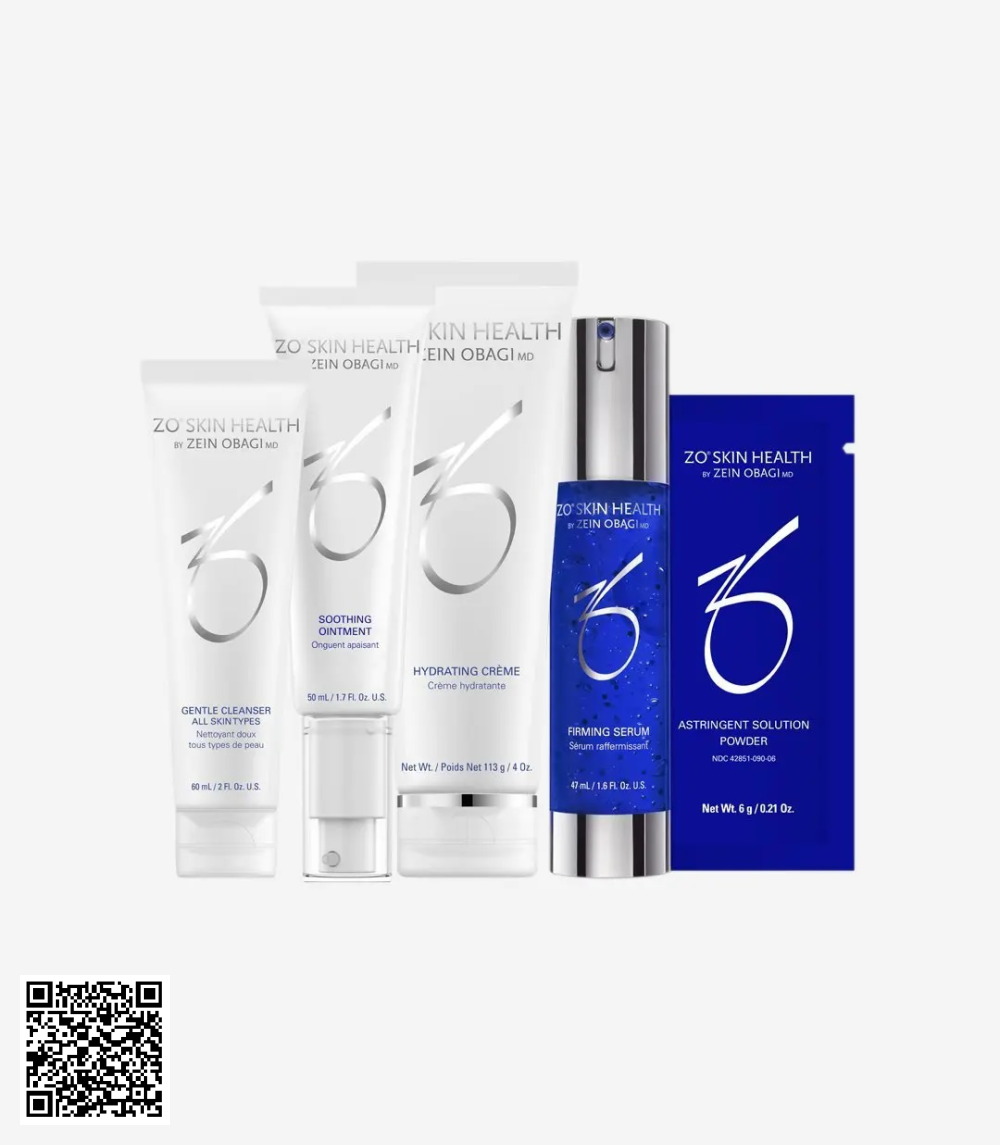 Bộ Sản Phẩm Phục Hồi Da Sau Laser ZO Skin Health Post Procedure Program Từ Mỹ 5 Món