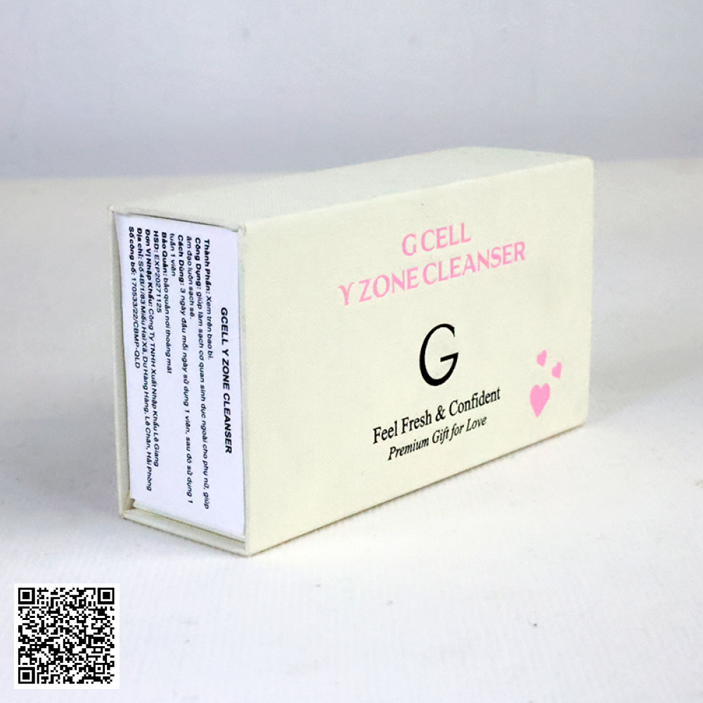 Viên Đặt Se Khít Gcell Y Zone Cleanser Feel Fresh & Confident Từ Hàn Quốc 15 Viên