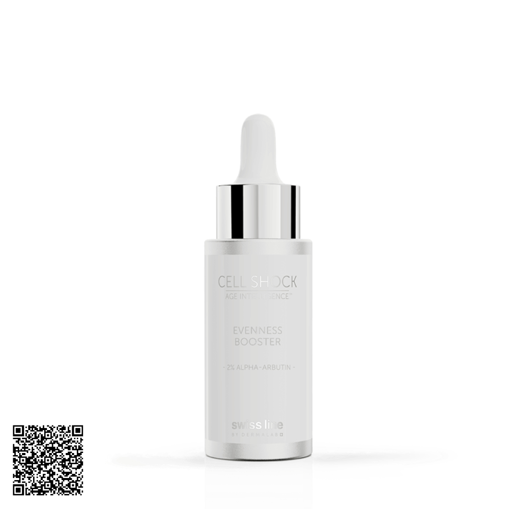 Tinh Chất Trị Đốm Nâu Làm Trắng Da Swissline Cell Shock Age Intelligence Evenness Booster Từ Thuỵ Sĩ 20ml