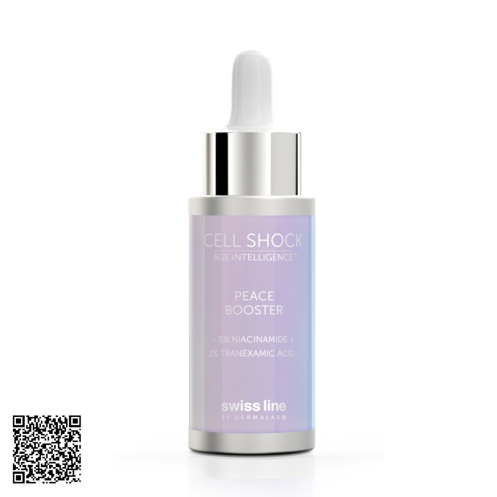 Tinh Chất Giảm Kích Ứng Làm Dịu Da Swissline Cell Shock Age Intelligence Peace Booster Từ Thuỵ Sĩ 20ml
