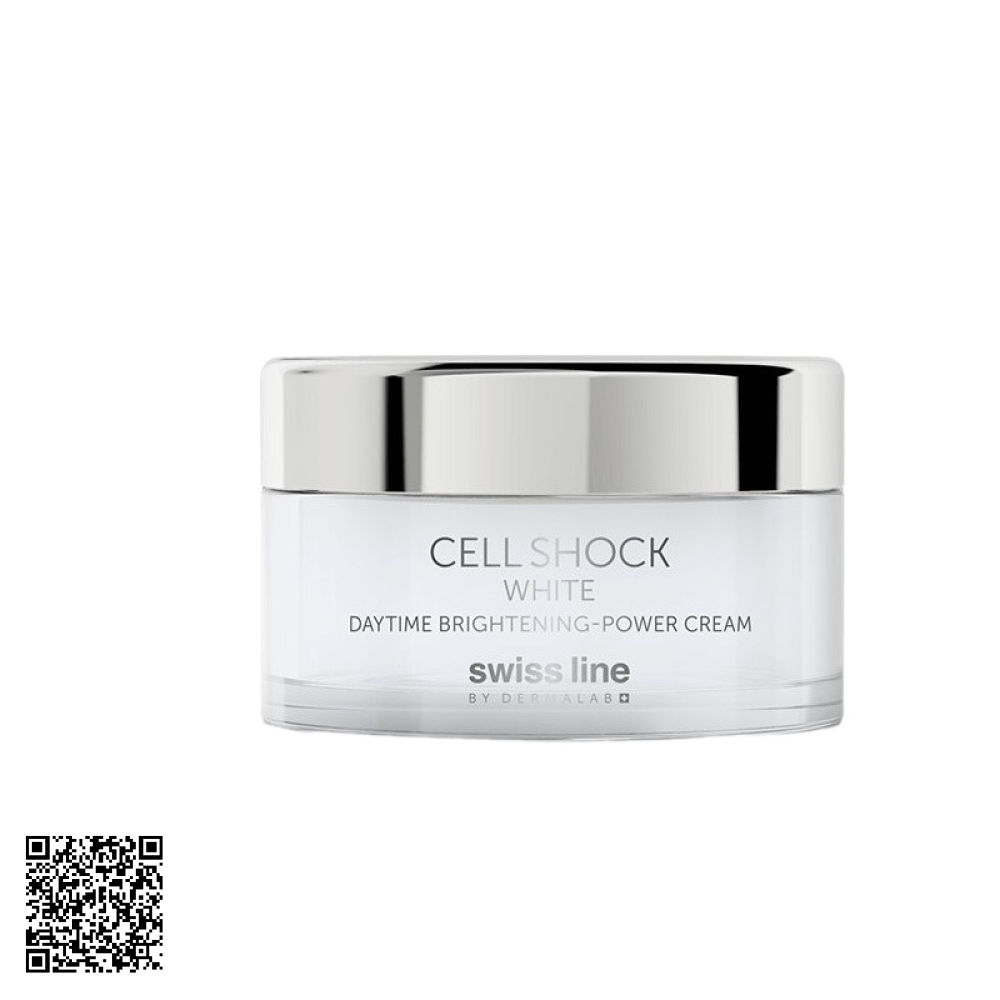 Kem Dưỡng Trắng Da Ban Ngày Swissline Cell Shock White Daytime Brightening-Power Cream Từ Thuỵ Sĩ 50ml