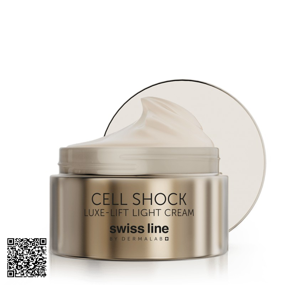 Kem Nâng Cơ Hỗ Trợ Ngừa Lão Hóa Cho Da Dầu Swissline Cell Shock Luxe-lift Light Cream Từ Thuỵ Sĩ 50ml
