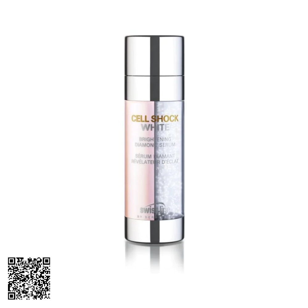 Serum Dưỡng Trắng Da Từ Kim Cương Swissline Cell Shock White Brightening Diamond Serum Từ Thuỵ Sĩ 40ml