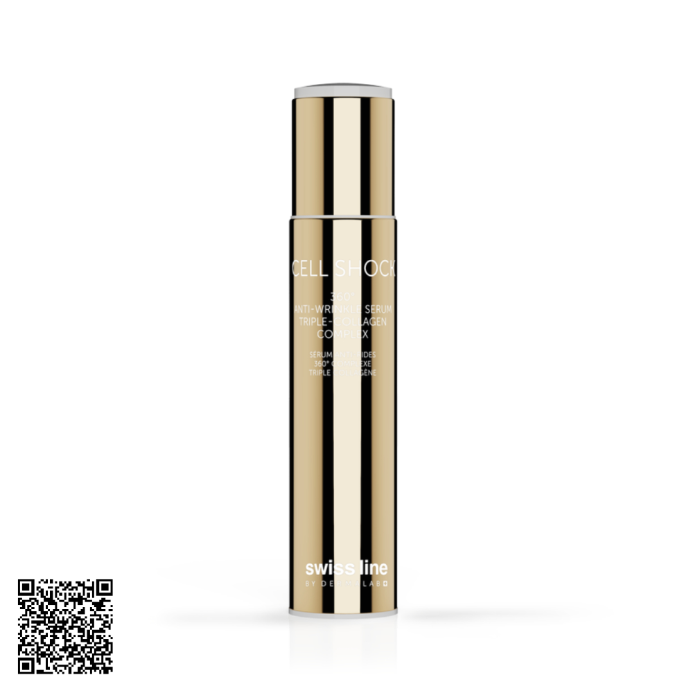 Huyết Thanh Xóa Nhăn Swissline Cell Shock Anti-Wrinkle Serum Triple - Collagen Complex Từ Thuỵ Sĩ 30ml