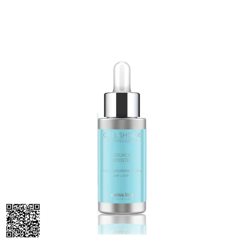 Tinh Chất Cấp Ẩm Tái Tạo Da Swissline Cell Shock Age Intelligence Source Booster Từ Thuỵ Sĩ 20ml